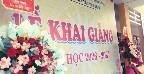 Lễ Khai giảng của Trường THPT Nguyễn Văn Trỗi năm học 2026 - 2027